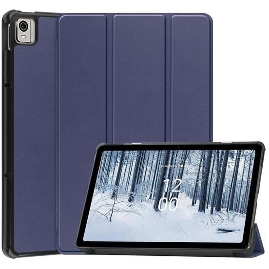 Gigapack Nokia T21 bőr hatású tablet tok sötétkék (GP-137943) (GP-137943)