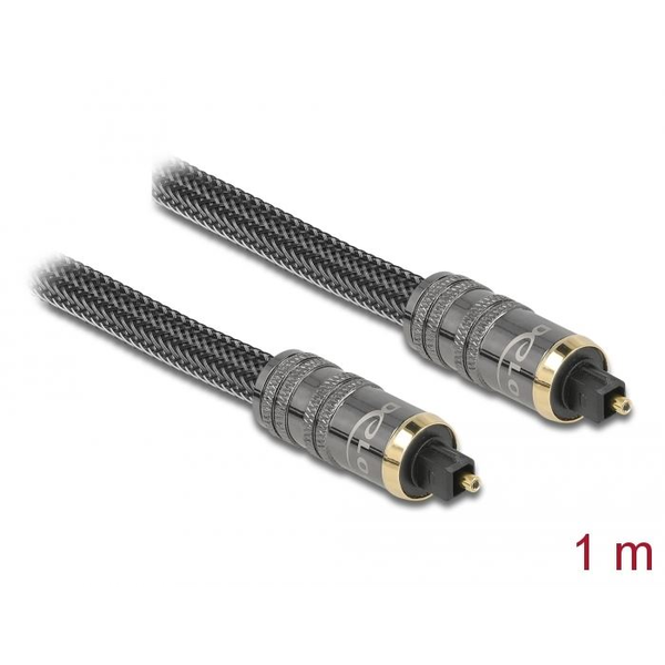 Delock TOSLINK Kabel Standard Stecker - Stecker 1 m