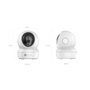 Камера за наблюдение EZVIZ, H6c 1080P, Full HD, вътрешна, 2 MP резолюция, Smart IR, Бял