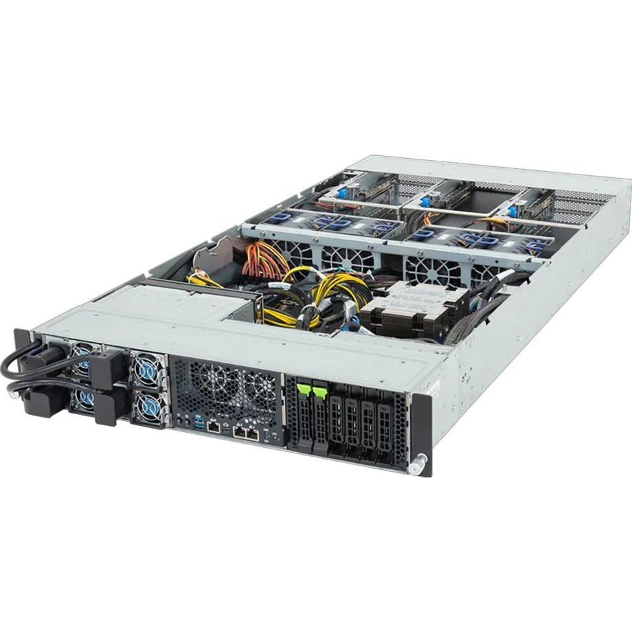 GIGABYTE XV23-ZU0-AAJ1 LGA 6096 Rack (2U) Čierna, Oceľ