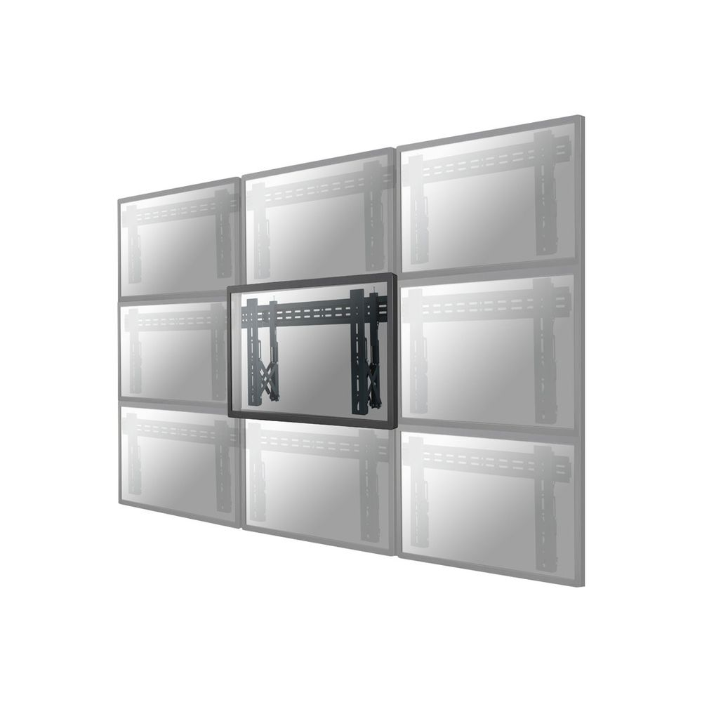 Neomounts LED-VW1000BLACK Signage kijelző tartókeret 190,5 cm (75") Fekete (LED-VW1000BLACK)