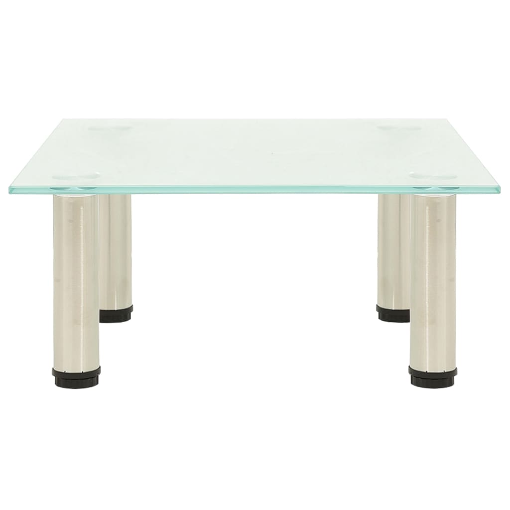 322759 TV Stand Frosted 40x35x17 cm Tempered Glass (322759)