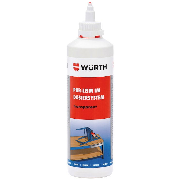 Würth Lepidlo PUR-polyuretan, průhledné, 500 g (0892100180)
