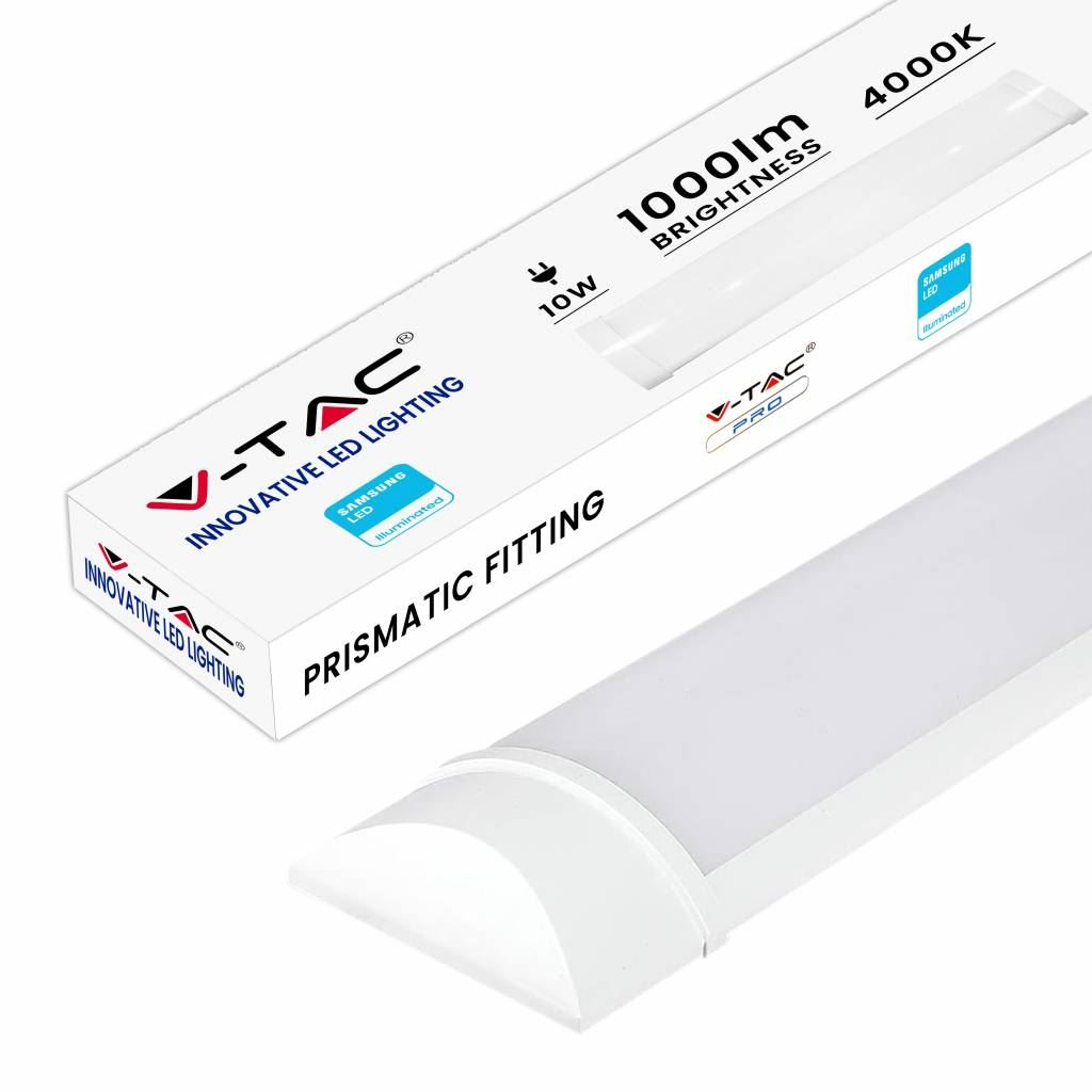 V-TAC LED-es mennyezeti lámpa LED EEK: E (A - G) 10W nappalifény fehér (20345) (v20345)