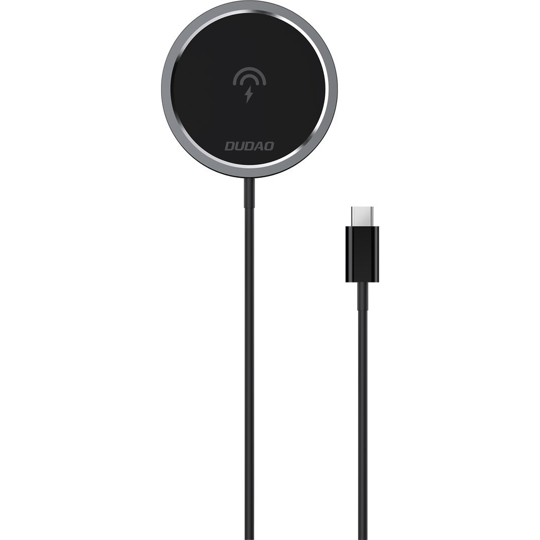 Dudao MagSafe 15W-os Induktív Töltő-Fekete (DDA273)