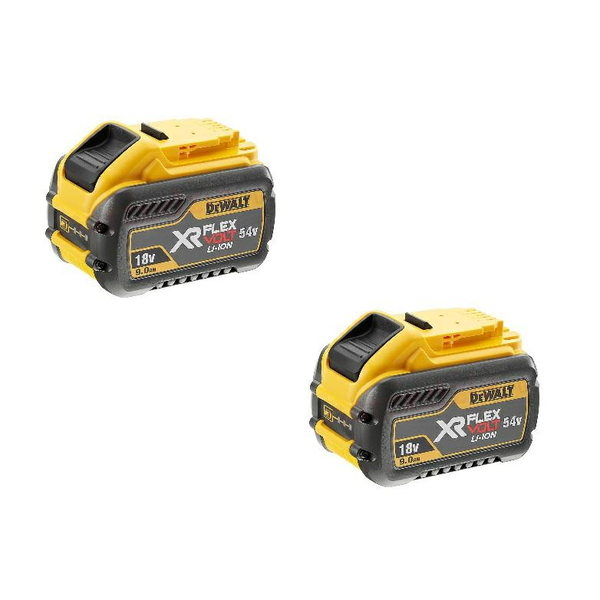 Комплект 2 батерии DeWALT FLEXVOLT, 18V, 9Ah