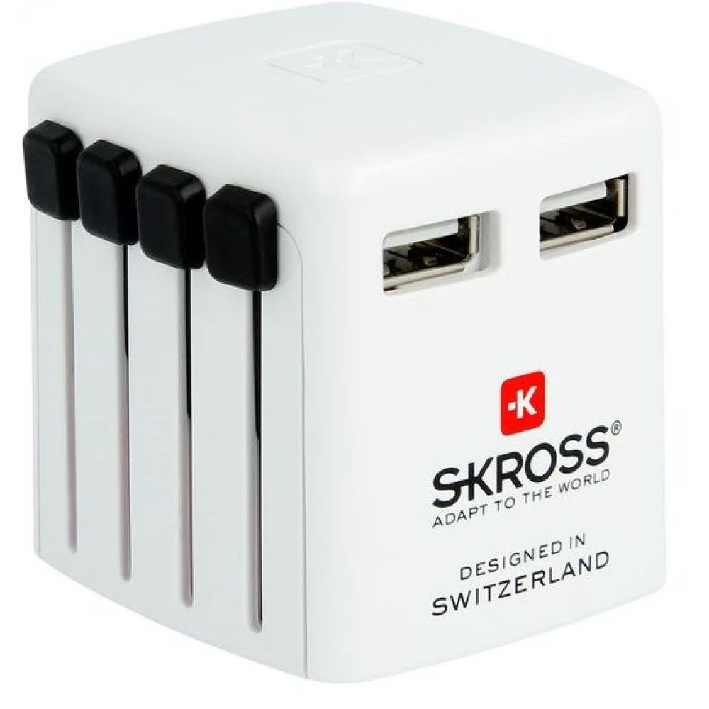 SKROSS World USB utazó adapter (1.302330) (1.302330)