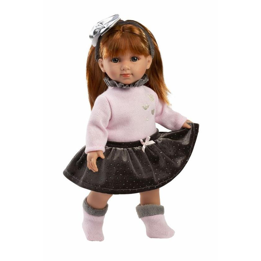 Llorens 53551 Nicole - valósághű baba puha szövettesttel - 35 cm (8426265535514)