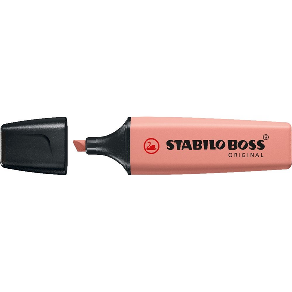 STABILO BOSS ORIGINAL NatureColors speedmarker 1 stk Mejselspids Brun
