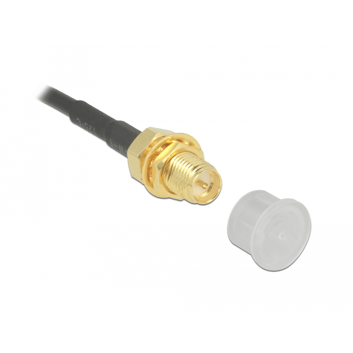 Delock Porvédő az SMA dugó, 10 darab áttetsző (60163) (60163)