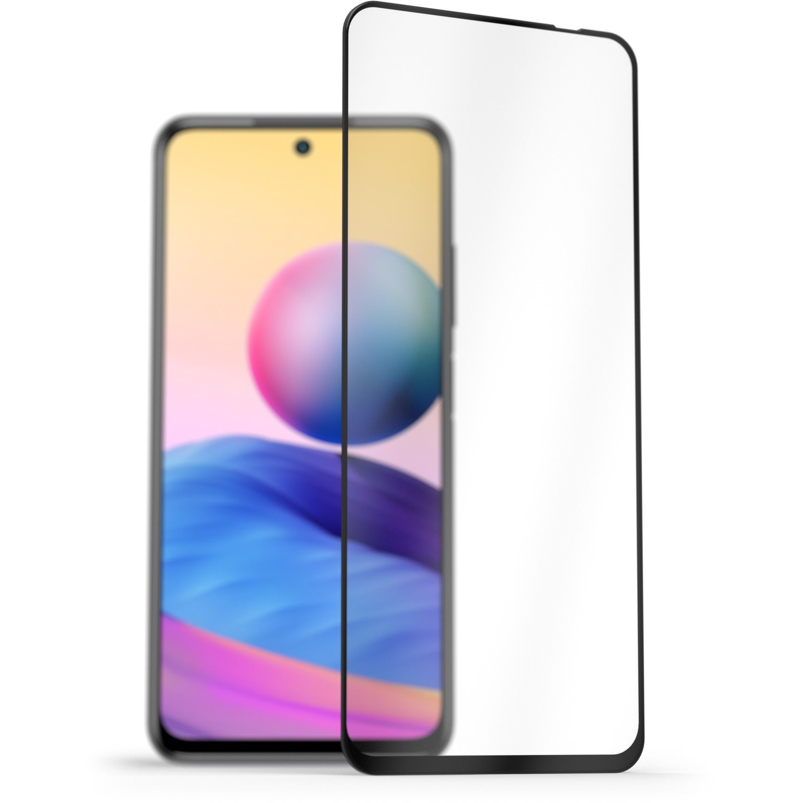 AlzaGuard FullCover Glass Protector Xiaomi Redmi Note 10 5G 2.5D üvegfólia (AGD-TGB0037)