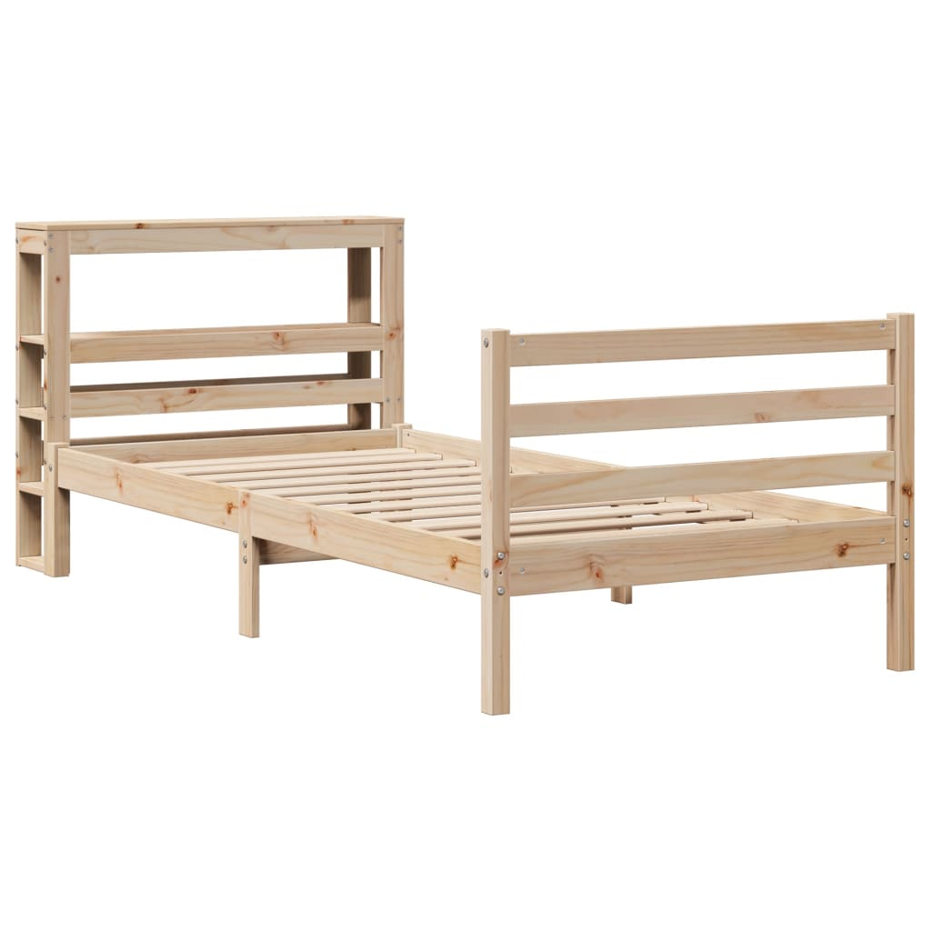 tömör fenyőfa ágy matrac nélkül 90 x 200 cm (3305820)