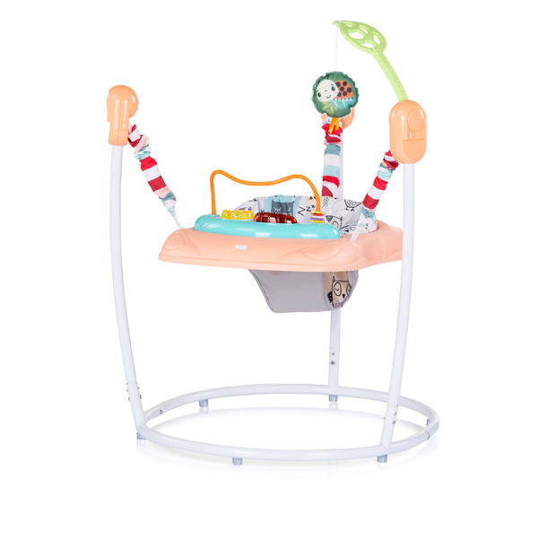 CHIPOLINO Jumpy Car rugós hinta - rózsaszín