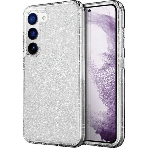 Uniq Lifepro Xtreme Samsung Galaxy S23+, szilikon tok, csillámos-átlátszó (UNIQ891)