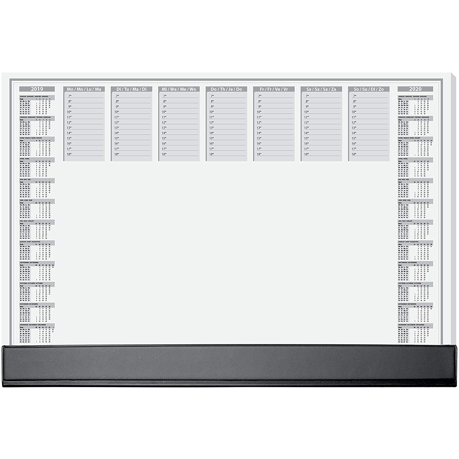 Sigel 595x410 mm Könyökalátét 2 éves és heti tervezővel (HO365)