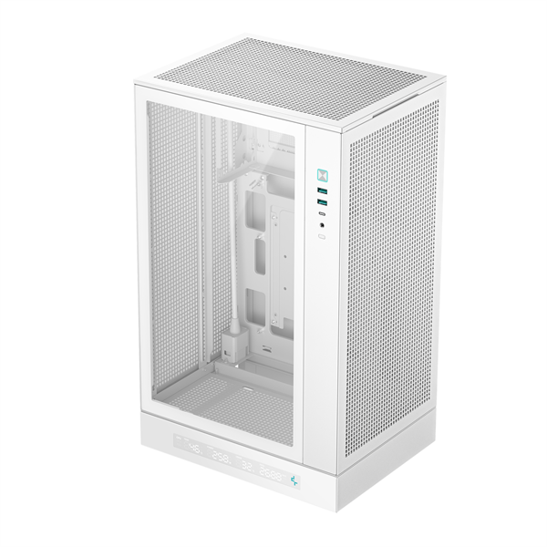 DeepCool CH270 Digital Mini Torony Számítógépház - Fehér