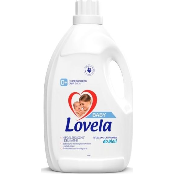 Lovela LOVELA_Baby hipoalergiczne mleczko do prania ubranek niemowlęcych i dziecięcych do bieli 2,9l