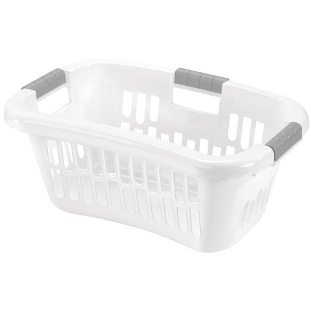 HEIDRUN Ruháskosár 58 × 39 × 25 cm fehér, műanyag (HDR5087)