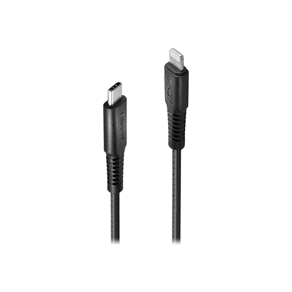 Lindy 31288 Lightning-kabel 3 m Zwart