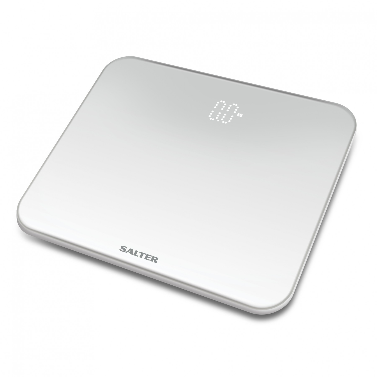 Salter 9204 WH3REU16 Ghost Digital Bathroom Scale White