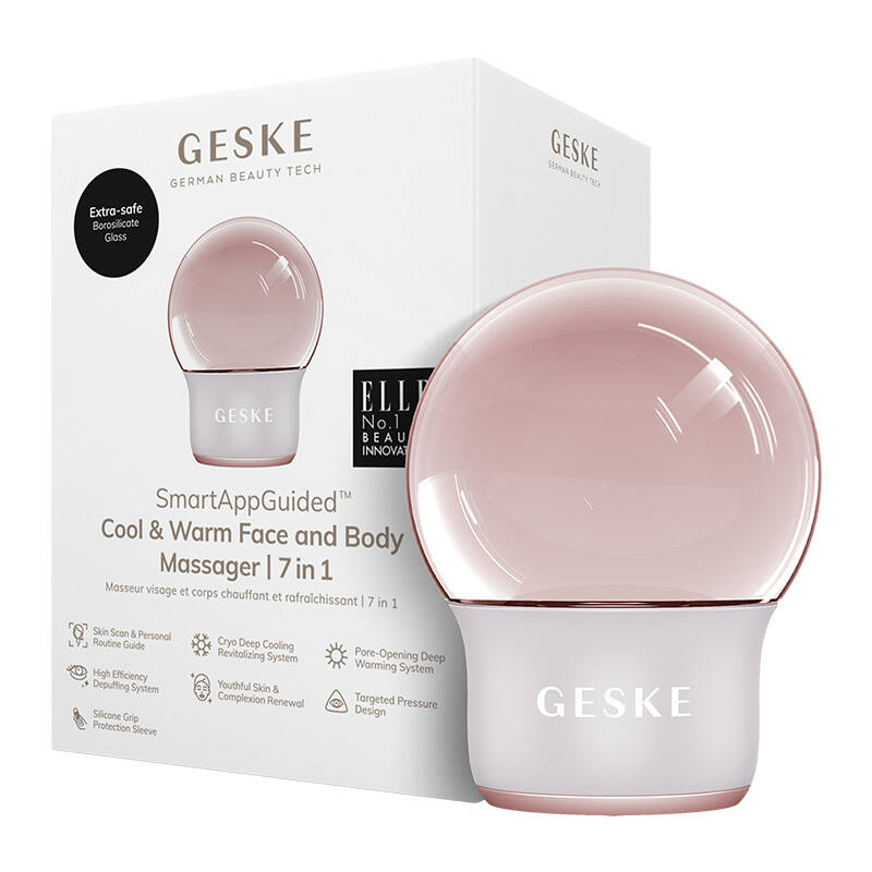 Geske Cool & Warm 7in1 Arc- és Testmasszírozó - Csillagfény (GK000701SL01)