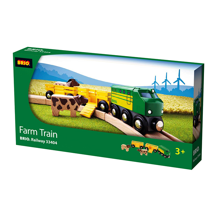 Brio 33404 Farm vonat 2 vagonnal (NTTD-33404)
