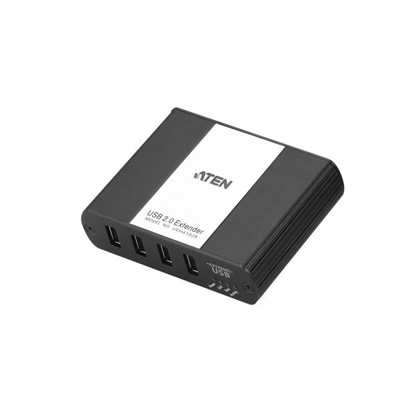 ATEN UEH4102-AT-G netværk forlænger Netværkssender & -modtager Sort 10, 100, 1000 Mbit/s