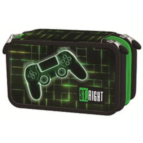 Piórnik z wyposażeniem St. Majewski potrójny z pełnym wyposażeniem Green Game