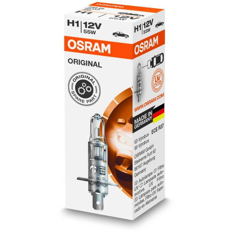 OSRAM H1 Autó izzó, 12V, 55W, P14, 5s (64150)