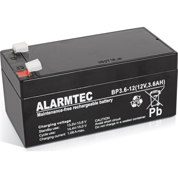 Alarmtec Akumulator 12V 3.6Ah AGM Alarmtec BP3.6-12