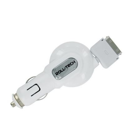 Lampa Roll-Tech iPhone/iPad 30-pin szivargyújtós töltő1000mA 12/24V (0138995) (0138995)