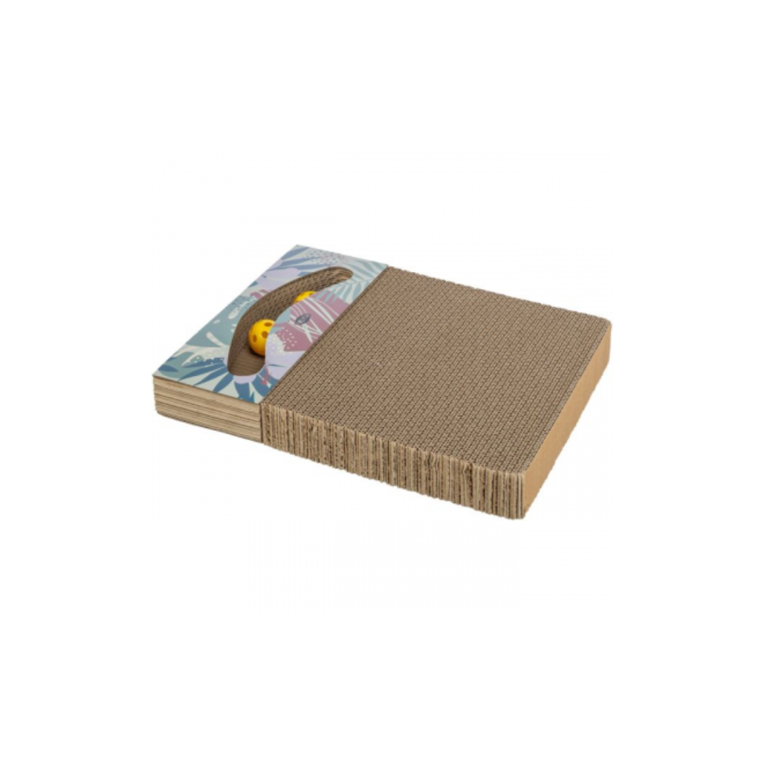 Trixie Karton kaparó lap játékokkal Macskáknak 38 x 5 x 30 cm (107416)