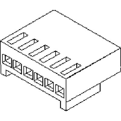 Molex Hüvelyház kábel Pólusok száma 3 Raszterméret: 2.5 mm 22011032 1 db csomag (22011032)