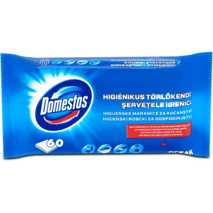 Domestos nedves törlőkendő 60db óceán (67439386) (D67439386)