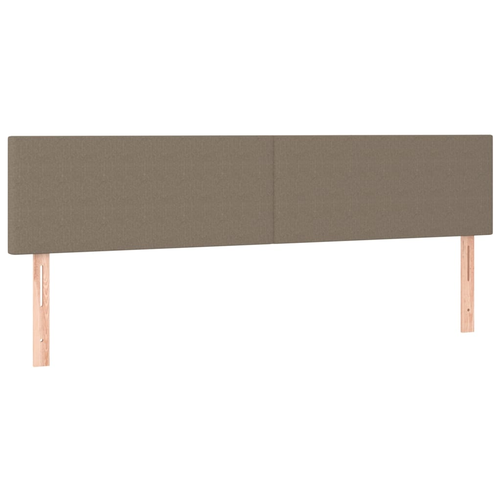 2 db tópszínű szövet fejtámla 100x5x78/88 cm (345848)