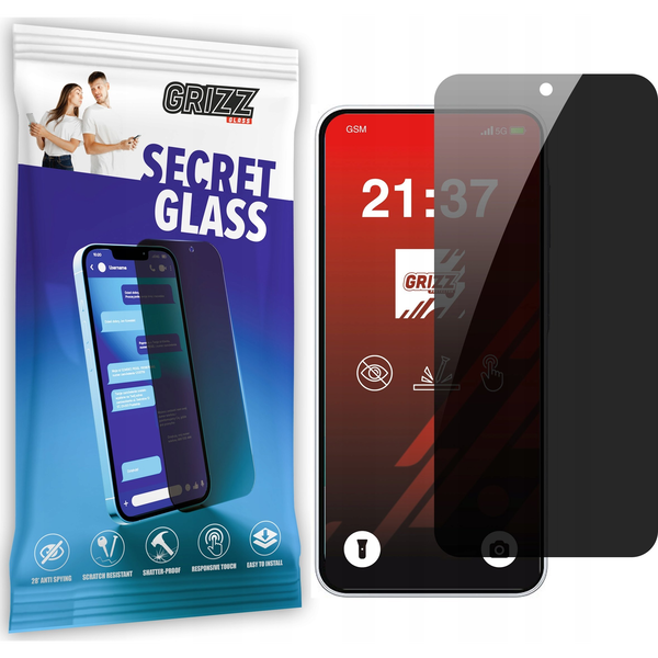  GrizzGlass Szkło prywatyzujące GrizzGlass SecretGlass do Samsung Galaxy A16 5G