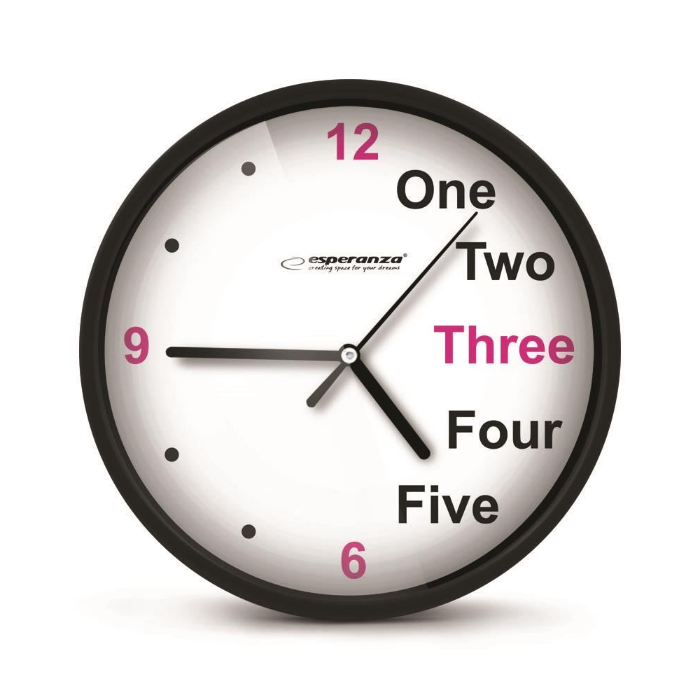 Esperanza EHC014K Prague falióra fekete (EHC014K)