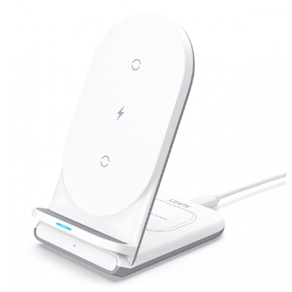 Nabíjecí stanice Aukey LC-A2 10W 2v1 USB-C Bílá