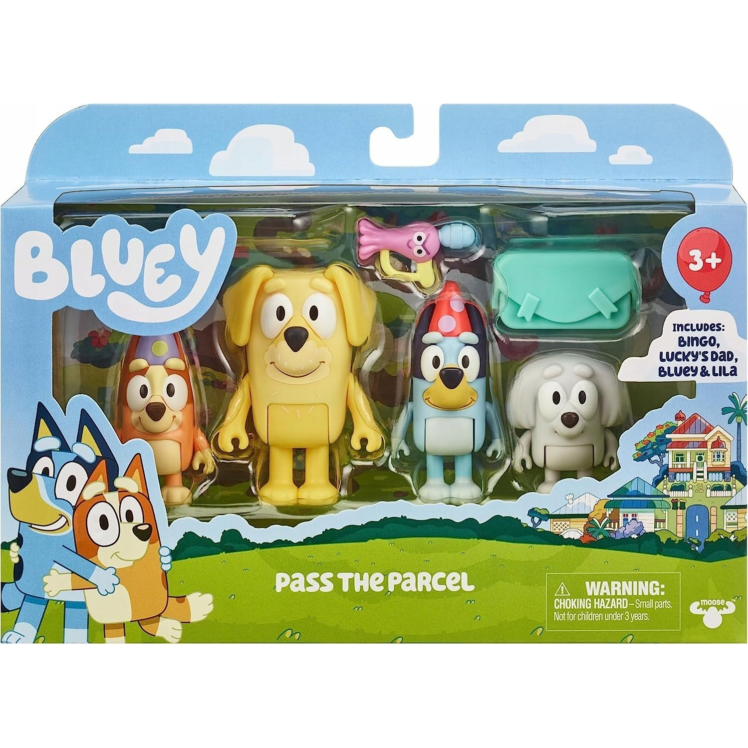TM Toys Bluey 4 darabos figura szett (0630996175583)