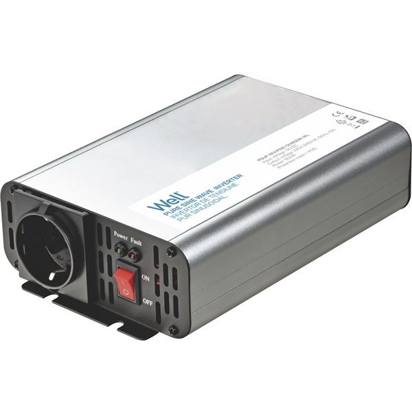 Well Autós inverter 600W (PSUP-INV/PSW-12V600W-WL) (PSUP-INV/PSW-12V600W-WL)