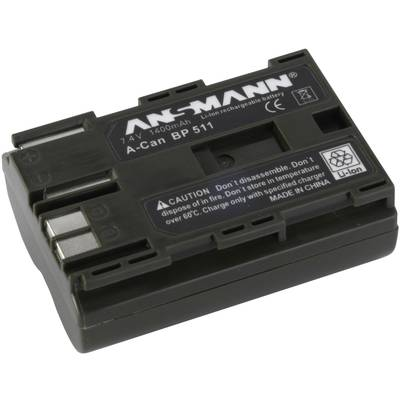 BP-511 Canon kamera akku 7,4V 1400 mAh, Ansmann (5022283)
