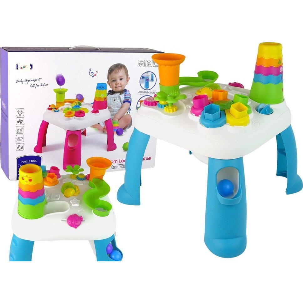 Interaktív Oktatási Asztali Labda Válogató Csúszda - Kék (12229)