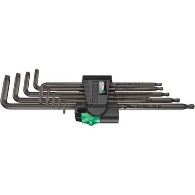 Sada úhlových nástrčných klíčů TORX 9-cz. TX-HF8-40 BlackLaser WERA
