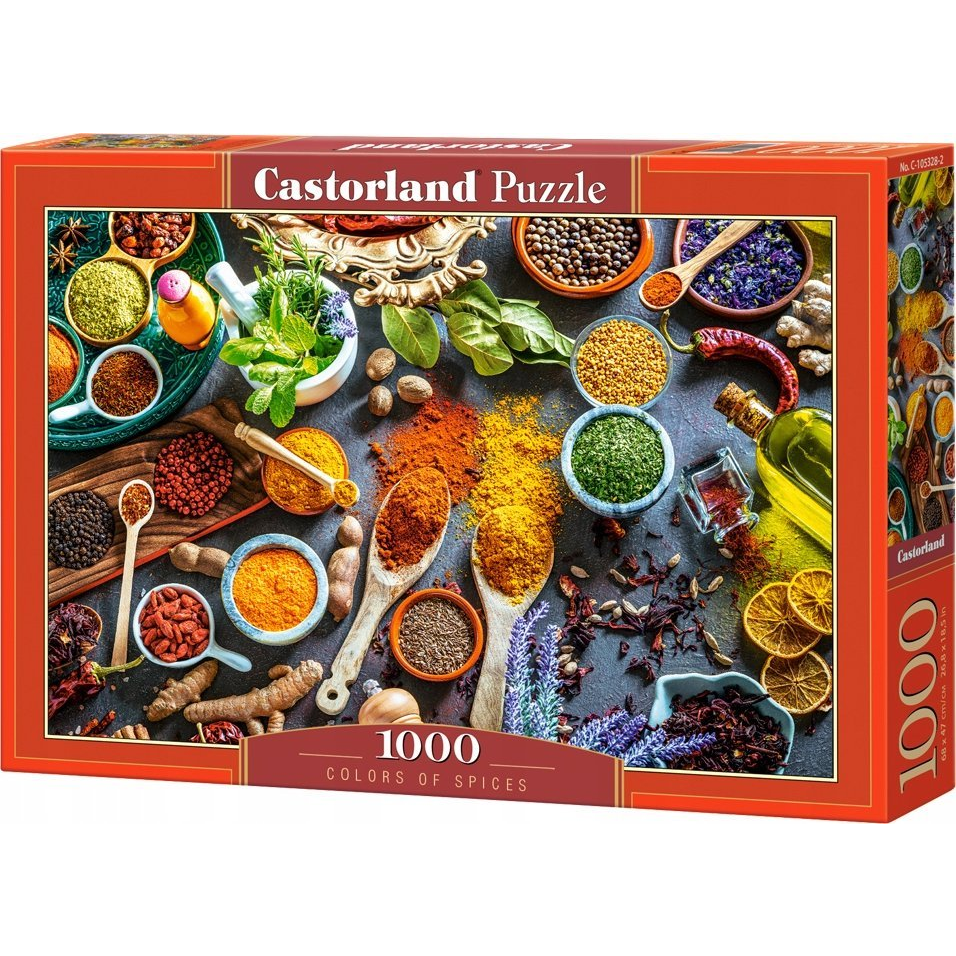Castorland 1000 db-os Puzzle - Színes fűszerek C-105328 (105328)