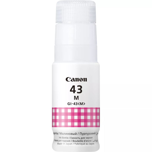 Inkoust Canon GI-43M Refill Ink Bottle 4680C001 červený (magenta)