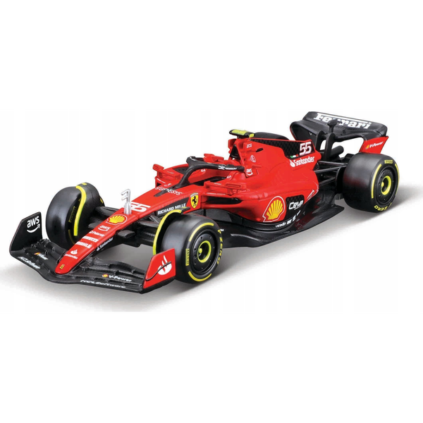  Bburago Ferrari Racing 2023 Season #55 Sainz 1:43 BBURAGO