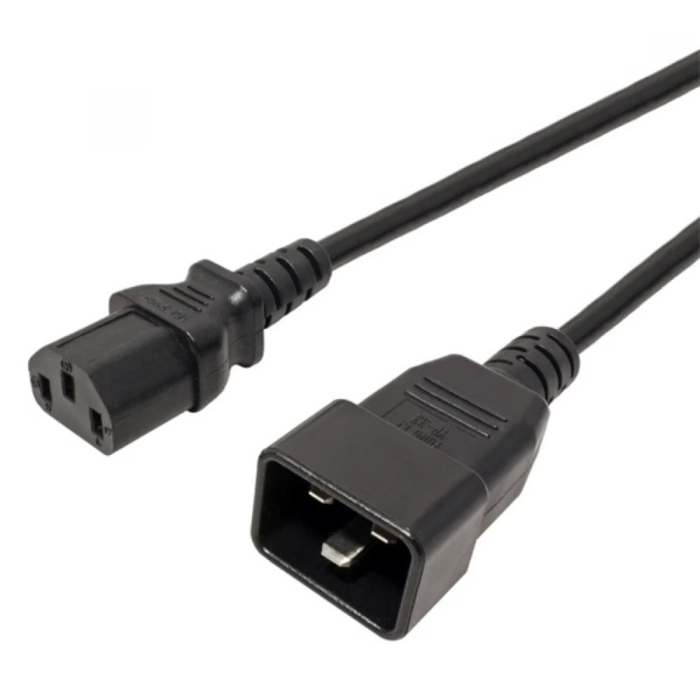 PremiumCord KPSB1 250V Hálózati tápkábel 1m - Fekete (KPSB1)
