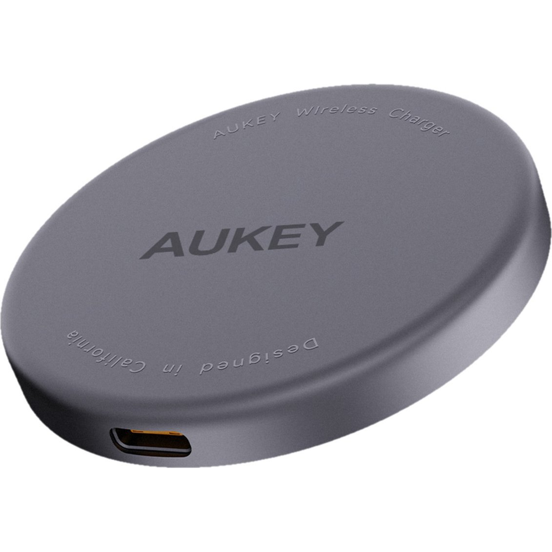 Magnetic Wireless Charger MagFusion Aukey LC-MC10, 15W Qi2 (black) (LC-MC10)