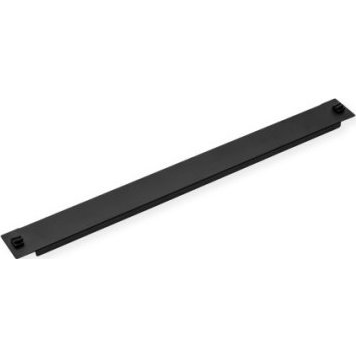 Záslepka 19" do RACK 1U, černá, zacvakávací