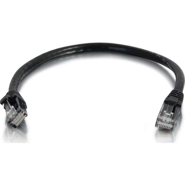 C2G 83405 cavo di rete Nero 0,5 m Cat6 U/UTP (UTP)